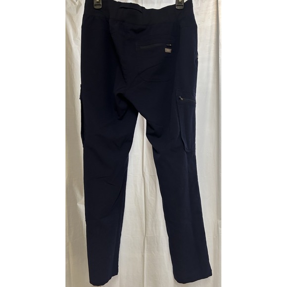 FIGS Pants Women's Medium Blue Scrubs Jogger Technical Uniform Drawstring - Picture 6 of 14